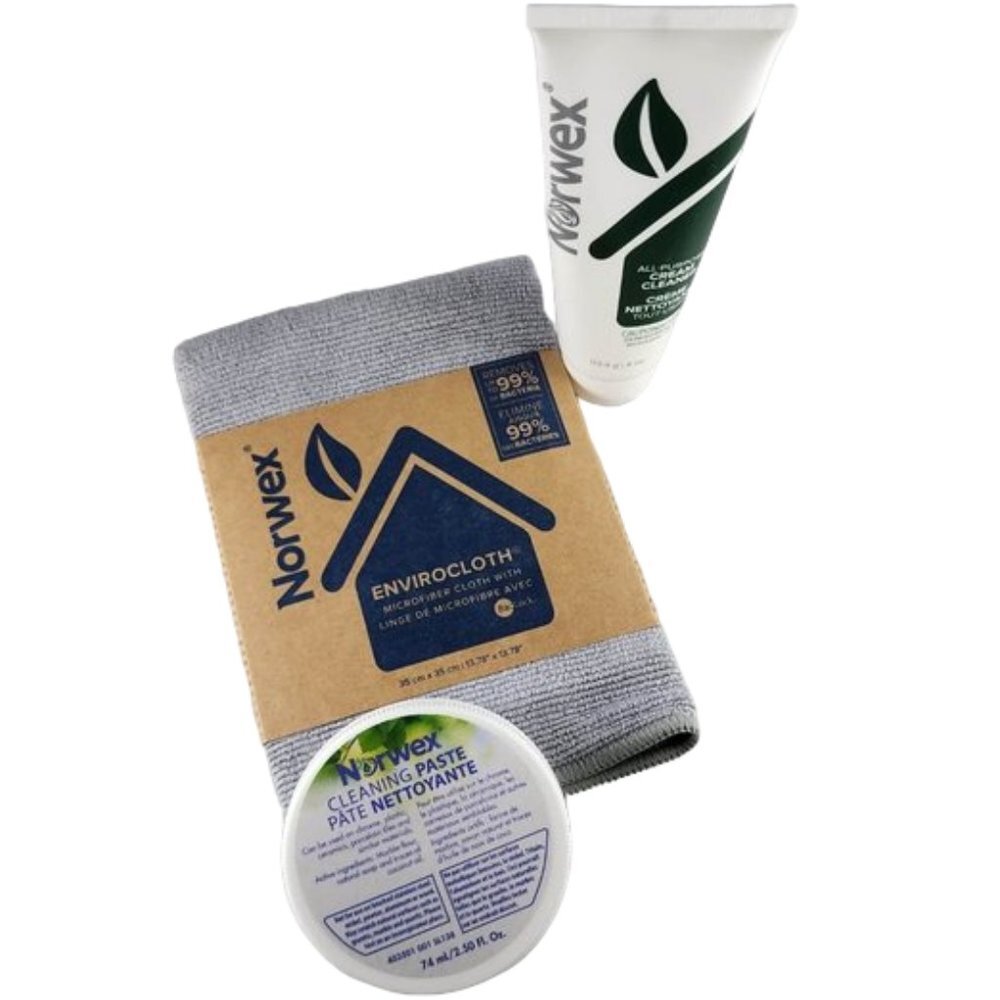 NWT Norwex Cleaning Bundle - Envirocloth, Cleaning paste and Creamy Cleanser Set